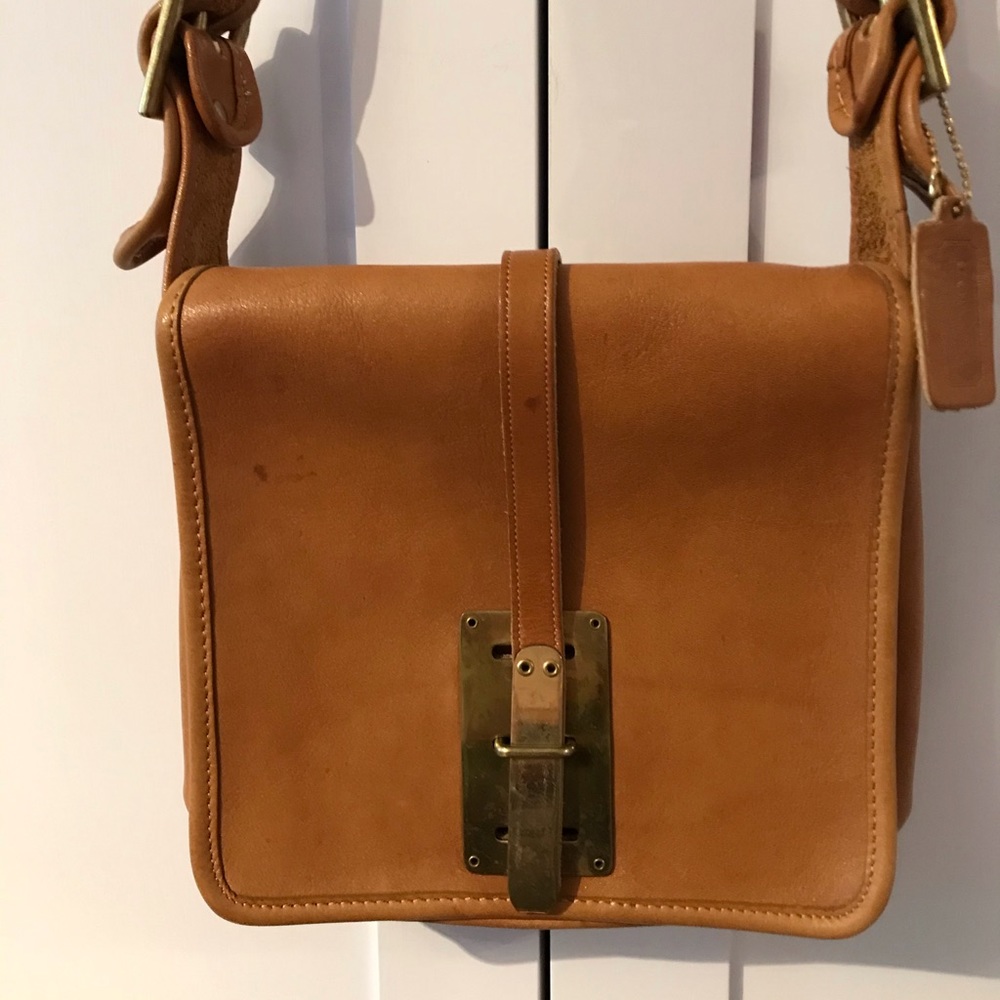 Vintage Coach Pre-Creed Brass Hasp Courier - Picture 3 of 12